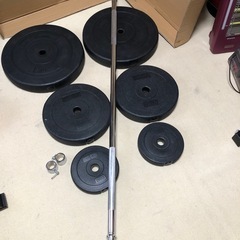 バーベルシャフトセット70キロの画像