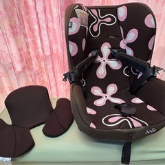 値引きしました‼️joie チャイルドシート ブラウン ピンクの画像