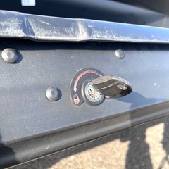 BMW 純正 ルーフボックス 320L 約191ｘ64ｘ40cm ブラック チタンシルバー　ベースサポート　ベースキャリアセット　キー付きの画像