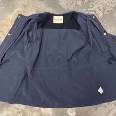 FREDY & GLOSTER　ネイビー ノーカラージャケット Mの画像