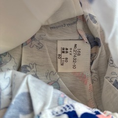 新品未使用　ミッキーロンパース80 の画像