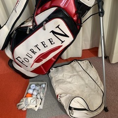 お譲りします！DUNLOPメンズゴルフセットバッグ付きの画像