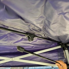 　タープ　
キャプテンスタッグ クイックシェード200UV 無料（骨折れ有り、写真詳細）早い方優先の画像