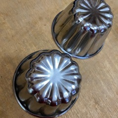 【昭和レトロ】プリン型 ゼリー型 2個セットの画像