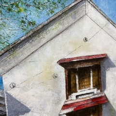 油絵　風景画　の画像