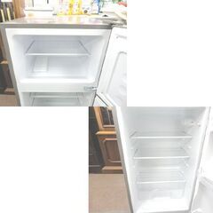 西岡店 冷蔵庫 130L 2ドア 2019年製 ハイアール JR-N130A グレー Haier 100Lクラス 単身・1人暮らしの画像