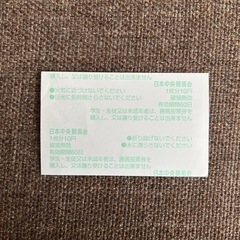 JRA競馬 新馬戦 ディープインパクトの単勝馬券の画像