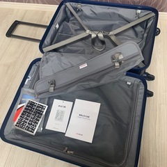 【美品】ACE  スーツケース ネイビーの画像