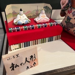 日本人形 ガラスケース入りの画像