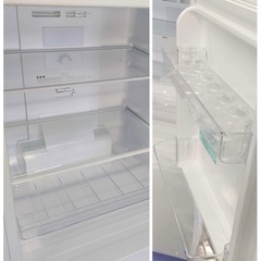 【配送設置回収無料！】Haier 121L 2ドア冷凍冷蔵庫 2023年製 動作OK！すぐ使用可能！の画像