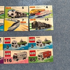 トミカ　プラレールシールの画像