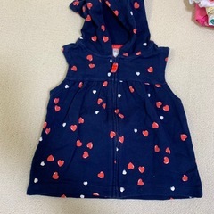 女の子用夏服セット90サイズ、靴14cm付きの画像