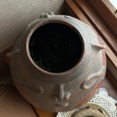 壺　インドネシア　インテリア　オブジェ　置物の画像