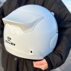 アライ アストロGX 61-62 グラスホワイト 美品の画像