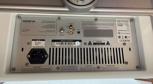 ☆GENEVA Sound System Model L (with Bluetooth) ホワイト CD/FM/Bluetooth/