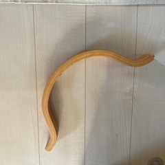 子供用ハイチェア ベビーガード（木製バー）付き ナチュラルの画像