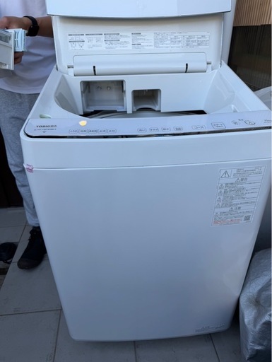 東芝 ザブーン10.0kg全自動洗濯機 AW-10DP1(W) 2022年製 液体洗剤・柔軟剤 自動投入  