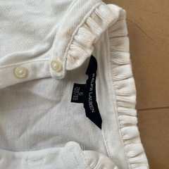 B-4　ラルフローレン　女児　120 カーディガン　ノースリーブワンピース2点の画像