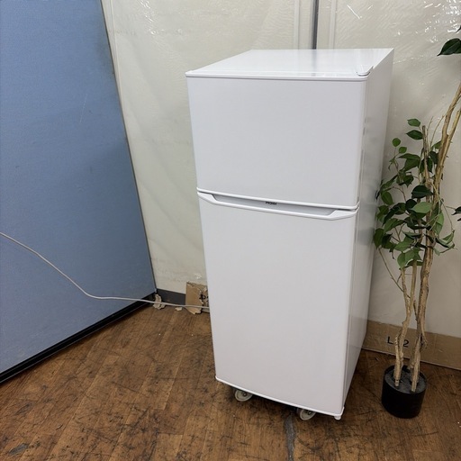 【?買取市場 6ヶ月保証】R733 ☀️ Haier / ハイアール 冷蔵庫 （120L・右開き）21年製 JR-N130A ⭐動作確