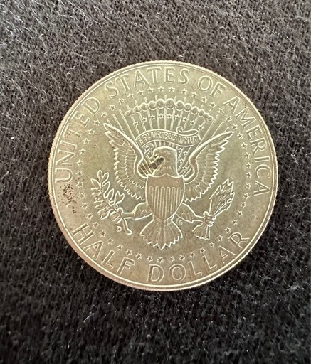 【銀90%】米国 1964年 ケネディ 50セント銀貨 (011) 資産価値