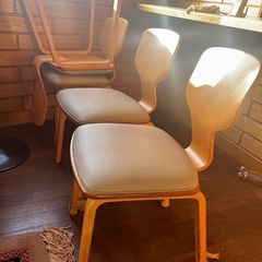 天童木工 TenDo ダイニングチェア 2脚セット 成形合板の画像