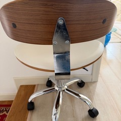 【引渡予定者様決まりました】オフィスチェア ミッドセンチュリー風 ノースチェア レザー調 の画像