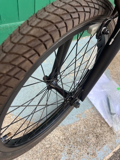 美品 DURCUS ONE ダーカスワン 20.5 20インチ マットブラック 完成車  付属品あり BMX 自転車