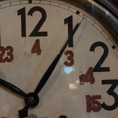 アンティークのBINKOSHA（精工舎）の掛け時計の画像