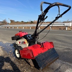 三菱　セル付き　管理機 MMR60正逆回転　畝立て　 抵抗棒 マイボーイ　ガソリン 3.5馬力　作業幅約550mm 耕うん 耕運機　畑　野菜　家庭菜園　宮崎　簡易始動動画ありの画像