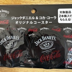 『ジャックダニエル＆コカ・コーラ』🥫オリジナルコースターの画像