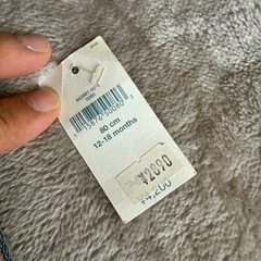 タグ付き　baby GAP ダメージデニム　80の画像