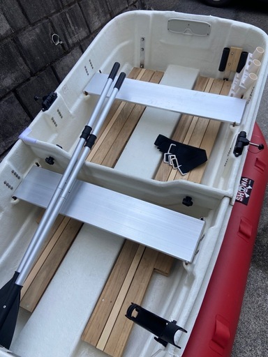 Exect familiar WT240 FRPボート 2分割式 2人乗り(積載上限:200kg) 免許不要 サイドフロート付き 