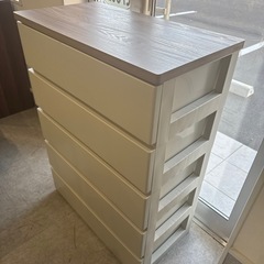 5段 ハイチェスト 収納家具の画像