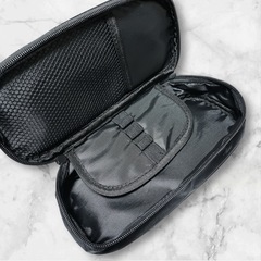 【新品】レインボーフレンズ ペンケース ポーチ 大容量  通学 文具収納 旅行 ペンケース ペンシルケース Blackの画像