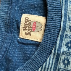 アーガイル柄　ボヘミアン　タグ付き　未使用　　120　の画像