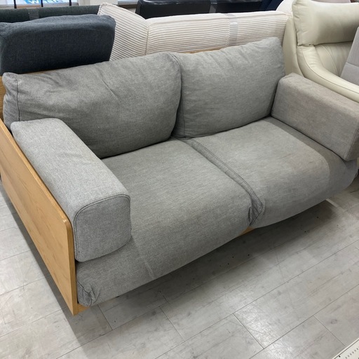 無印良品 2人掛けソファー ファブリック【トレファク堺福田店】