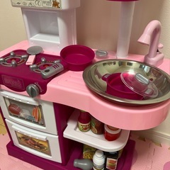ママごとキッチンセットの画像
