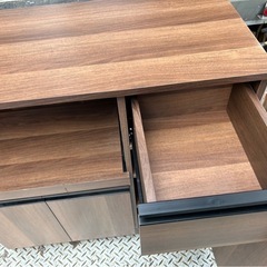 YMWORLD キッチン収納カウンター 幅90cm高さ90cm レンジ台の画像