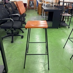 バーチェアー　カウンターチェア背もたれ 付き　3脚　三脚の画像