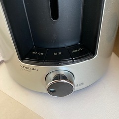 コイズミ　KOIZUMI ポップアップトースター　ブラック　KOS-0850 2021年製の画像