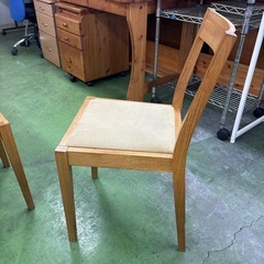 2脚セット　MUJI  無印良品　木製チェア　ファブリック　イス　椅子　インテリア　家具　※6脚あり（個体差あり）の画像