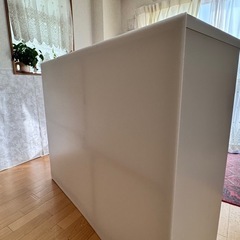 【カウンター食器棚】ホワイトでお洒落！の画像