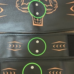 【2026強化版 消費カロリー表示】 EMS 腹筋ベル＋腕部ベルト ジェル不要の画像