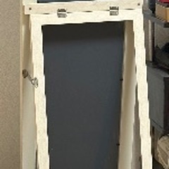 全身ミラー（姿見）木製フレームの画像