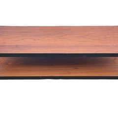 ◯ウォールナット テレビボード テレビ台 ローボード アイアンフレーム 幅100cm 鉄脚 木製 ラック リビング 北欧 中古品■ジモティ姫路の画像