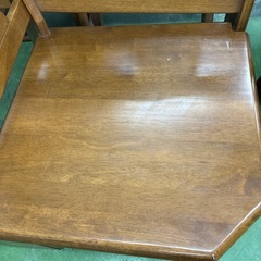 木製コーナーベンチ　椅子　イス　チェア　デザイン家具　インテリア　アジアン家具の画像