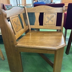 木製コーナーベンチ　椅子　イス　チェア　デザイン家具　インテリア　アジアン家具の画像