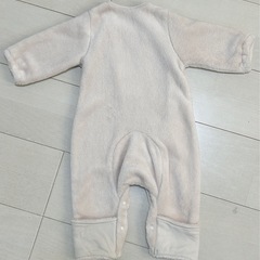 長袖プレオール 足まですっぽり ボア　アカチャンホンポ　赤ちゃん本舗　50-60の画像