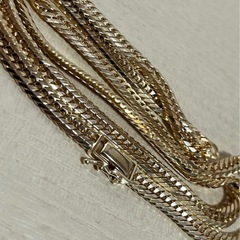 K18 18金12面トリプル50.5g50.5cmの画像