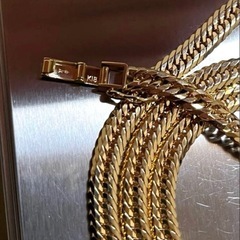 K18 18金12面トリプル50.5g50.5cmの画像